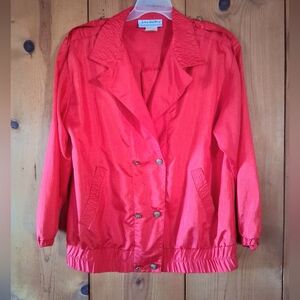Vintage Joan Walters Double-Breasted Blazer With Shoulder Tabs